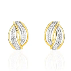 Histoire d'Or Boucles D'oreilles Puces Enora Or Jaune Diamant* Boucles D'Oreilles|Clous D'Oreilles