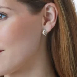 Histoire d'Or Boucles D'oreilles Puces Enora Or Jaune Diamant* Boucles D'Oreilles|Clous D'Oreilles