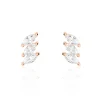 Sale Histoire d'Or Boucles D'oreilles Puces Edma Or Rose Oxyde De Zirconium