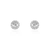 Histoire d'Or Boucles D'oreilles Puces Eternite Argent Blanc Oxyde De Zirconium* Boucles D'Oreilles|Boucles D'Oreilles Fantaisie