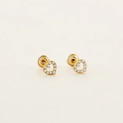 Best Histoire d'Or Boucles D'oreilles Puces Eily Or Jaune Oxyde De Zirconium