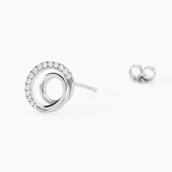 Histoire d'Or Boucles D'oreilles Puces Eliseum Argent Blanc Oxyde De Zirconium* Boucles D'Oreilles|Boucles D'Oreilles Fantaisie