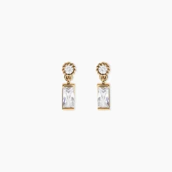 Histoire d'Or Boucles D'Oreilles Puces Estela Plaque Or Jaune Oxyde De Zirconium* Boucles D'Oreilles|Boucles D'Oreilles Fantaisie