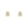 Histoire d'Or Boucles D'oreilles Puces Emerica Ours 0 Or Jaune Strass* Boucles D'Oreilles|Clous D'Oreilles
