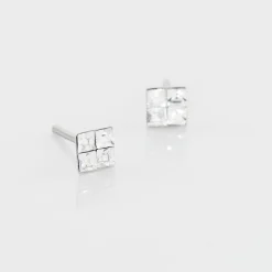 Histoire d'Or Boucles D'oreilles Puces Eve Argent Blanc Oxyde De Zirconium* Boucles D'Oreilles|Boucles D'Oreilles Fantaisie