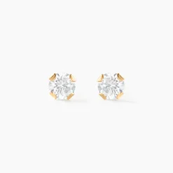 Histoire d'Or Boucles D'oreilles Puces Eddie Or Jaune Oxyde De Zirconium* Boucles D'Oreilles|Clous D'Oreilles