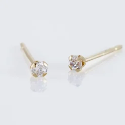 Histoire d'Or Boucles D'oreilles Puces Eddie Or Jaune Oxyde De Zirconium* Boucles D'Oreilles|Clous D'Oreilles