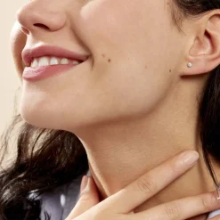 Hot Histoire d'Or Boucles D'oreilles Puces Eddie Or Jaune Oxyde De Zirconium