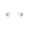 New Histoire d'Or Boucles D'oreilles Puces Frantsesa Or Jaune