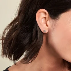 Histoire d'Or Boucles D'oreilles Puces Farasha Argent Blanc Oxyde De Zirconium* Boucles D'Oreilles|Boucles D'Oreilles Fantaisie