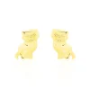 Online Histoire d'Or Boucles D'oreilles Puces Florenta Chat Or Jaune