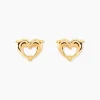 Outlet Histoire d'Or Boucles D'oreilles Puces Fulvie Double Dauphins Or Jaune