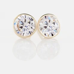 Histoire d'Or Boucles D'oreilles Puces Franze Or Jaune Oxyde De Zirconium* Boucles D'Oreilles|Clous D'Oreilles