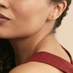 Sale Histoire d'Or Boucles D'oreilles Puces Fatiana or jaune diamant