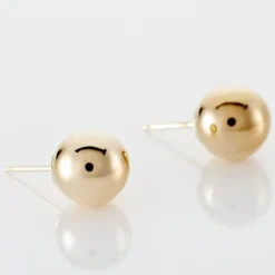 Hot Histoire d'Or Boucles D'oreilles Puces Fidelia Boule or jaune