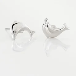 Histoire d'Or Boucles D'oreilles Puces Fulvie Dauphin 5* Boucles D'Oreilles|Clous D'Oreilles