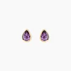 Histoire d'Or Boucles D'oreilles Puces Fassia Or Jaune Amethyste* Boucles D'Oreilles|Clous D'Oreilles
