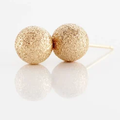 Histoire d'Or Boucles D'oreilles Puces Fidelia Boule Sablee Or Jaune* Boucles D'Oreilles|Clous D'Oreilles