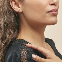 Histoire d'Or Boucles D'oreilles Puces Fidelia Boule Sablee Or Jaune* Boucles D'Oreilles|Clous D'Oreilles