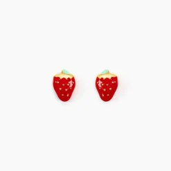Histoire d'Or Boucles D'oreilles Puces Fraise Or Jaune* Boucles D'Oreilles|Clous D'Oreilles