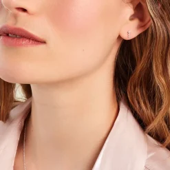 Histoire d'Or Boucles D'oreilles Puces Ganesha Or Blanc Diamant* Boucles D'Oreilles|Clous D'Oreilles