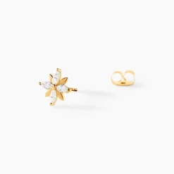 Online Histoire d'Or Boucles D'oreilles Puces Geza Or Jaune Oxyde De Zirconium