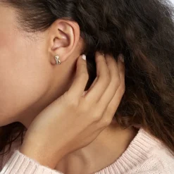 Histoire d'Or Boucles D'oreilles Puces Grebera Or Jaune Oxyde* Boucles D'Oreilles|Clous D'Oreilles