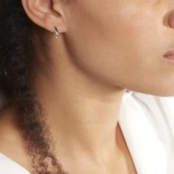 Histoire d'Or Boucles D'oreilles Puces Galya Or Blanc Diamant* Boucles D'Oreilles|Clous D'Oreilles