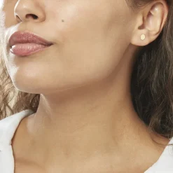 Online Histoire d'Or Boucles D'oreilles Puces Genovera Or Jaune