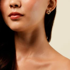 Histoire d'Or Boucles D'Oreilles Puces Gawain Or Jaune* Boucles D'Oreilles|Clous D'Oreilles