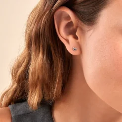 Histoire d'Or Boucles D'oreilles Puces Hina Argent Blanc Oxyde De Zirconium* Boucles D'Oreilles|Boucles D'Oreilles Fantaisie