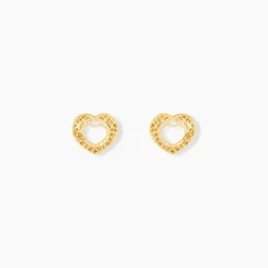 Histoire d'Or Boucles D'oreilles Puces Himelinda Or Jaune