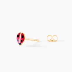 Histoire d'Or Boucles D'oreilles Puces Helidie Coccinelle Or Jaune* Boucles D'Oreilles|Clous D'Oreilles