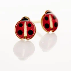 Histoire d'Or Boucles D'oreilles Puces Helidie Coccinelle Or Jaune* Boucles D'Oreilles|Clous D'Oreilles