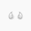 Histoire d'Or Boucles D'oreilles Puces Helie Goutte Or Blanc Oxyde De Zirconium* Boucles D'Oreilles|Clous D'Oreilles