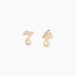 Histoire d'Or Boucles D'Oreilles Puces Hopcyn Or Jaune Oxyde De Zirconium* Boucles D'Oreilles|Clous D'Oreilles