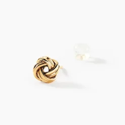 Discount Histoire d'Or Boucles D'oreilles Puces Ilhame Nid Or Jaune