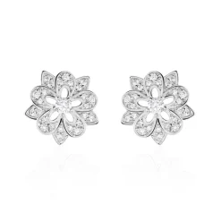 Histoire d'Or Boucles D'oreilles Puces Iona Argent Blanc Oxyde De Zirconium* Boucles D'Oreilles|Boucles D'Oreilles Fantaisie