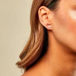 Histoire d'Or Boucles D'Oreilles Puces Ishmerai Or Jaune Oxyde De Zirconium* Boucles D'Oreilles|Clous D'Oreilles