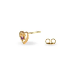Histoire d'Or Boucles D'oreilles Puces Izild Or Jaune Rubis