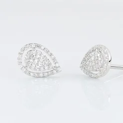 Histoire d'Or Boucles D'oreilles Puces Izia Or Blanc Diamant* Boucles D'Oreilles|Clous D'Oreilles