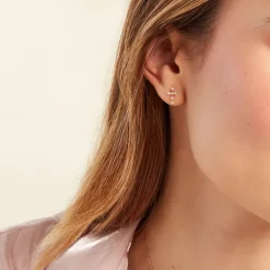 Histoire d'Or Boucles D'oreilles Puces Jesusa Or Jaune Oxyde De Zirconium* Boucles D'Oreilles|Clous D'Oreilles