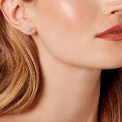 Histoire d'Or Boucles D'oreilles Puces Janice Plaqué Or Jaune Oxyde De Zirconium* Boucles D'Oreilles|Boucles D'Oreilles Fantaisie