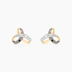 Histoire d'Or Boucles D'Oreilles Puces Jolyon Or Jaune Diamant* Boucles D'Oreilles|Clous D'Oreilles
