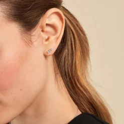 Histoire d'Or Boucles D'oreilles Puces Janys Argent Blanc Oxyde De Zirconium* Boucles D'Oreilles|Boucles D'Oreilles Fantaisie