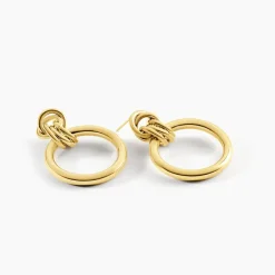 Histoire d'Or Boucles D'oreilles Puces Josephine Acier Doré* Boucles D'Oreilles|Boucles D'Oreilles Fantaisie