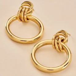 Histoire d'Or Boucles D'oreilles Puces Josephine Acier Doré* Boucles D'Oreilles|Boucles D'Oreilles Fantaisie