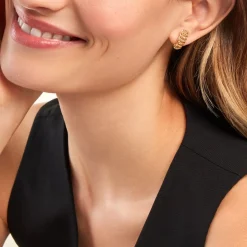 Histoire d'Or Boucles D'oreilles Puces Jimmy Or Jaune* Boucles D'Oreilles|Clous D'Oreilles