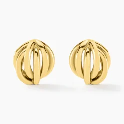 Histoire d'Or Boucles D'oreilles Puces Jackie Acier Jaune* Boucles D'Oreilles|Boucles D'Oreilles Fantaisie