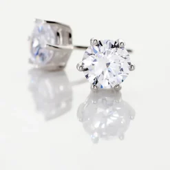 Histoire d'Or Boucles D'oreilles Puces Kylianna Argent Blanc Oxyde De Zirconium* Boucles D'Oreilles|Boucles D'Oreilles Fantaisie